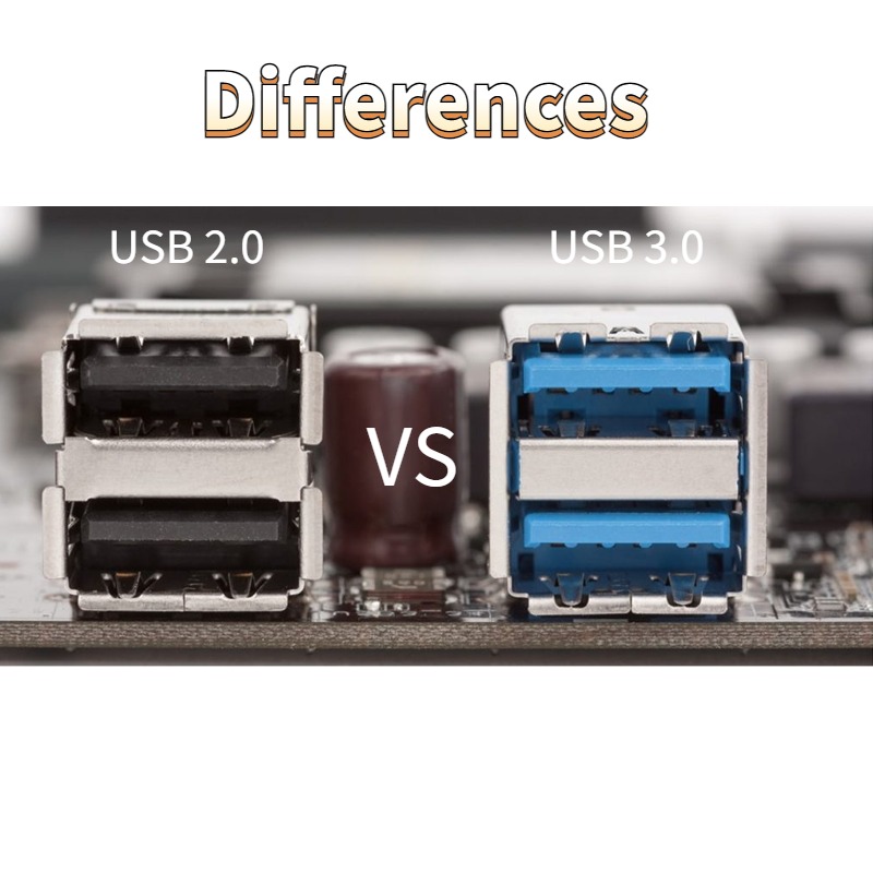 What is the difference between USB 2.0 & USB 3.0?