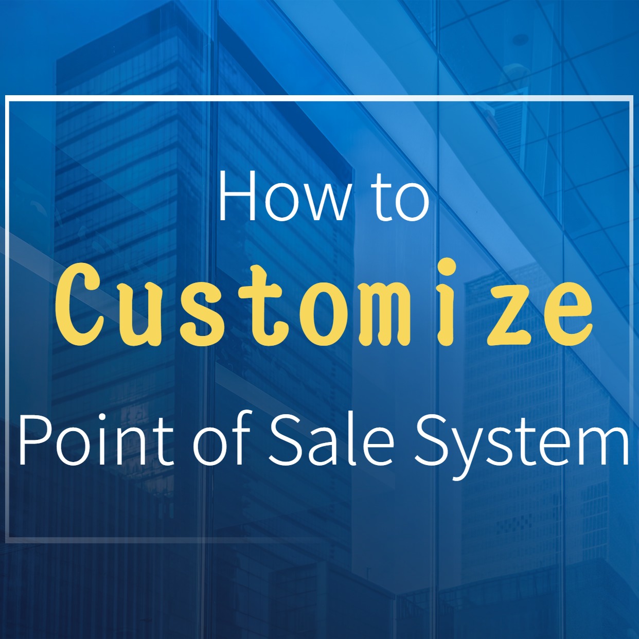 How to Customize the Touch Screen Point of Sale System for Your Business?