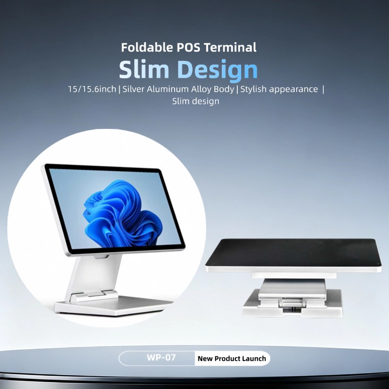 New Product Launch--WP-07 Slim Design Point of Sale Hardware with Foldable Stand