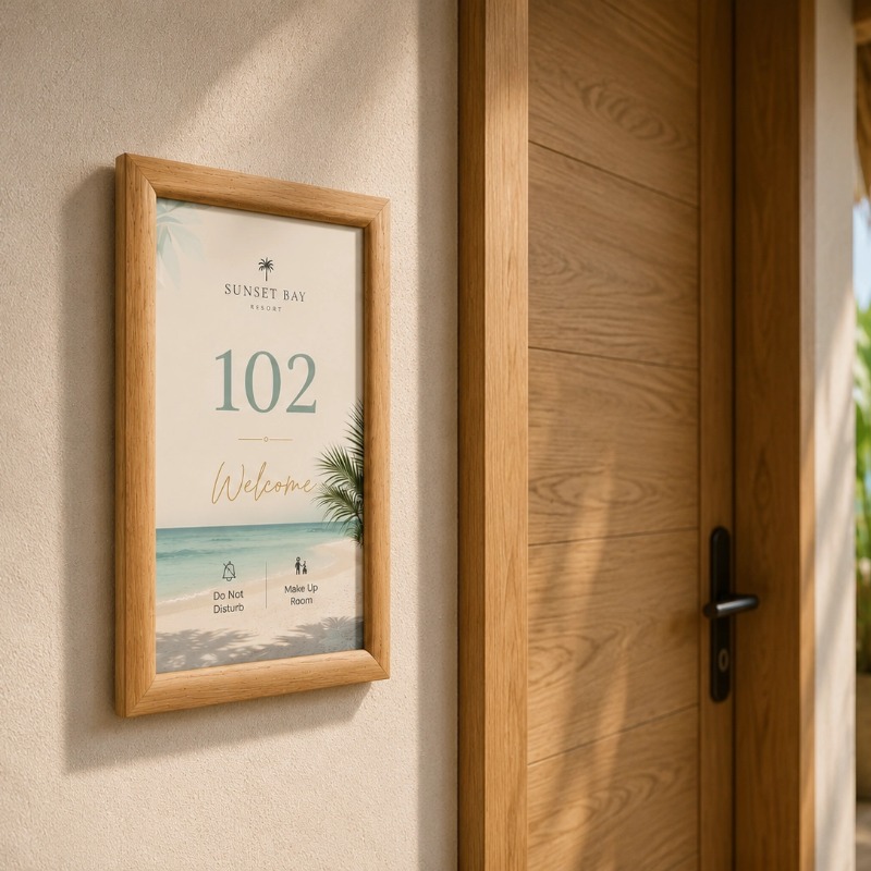 The Digital Threshold: Why Your Business Should Choose Electronic Doorplates?