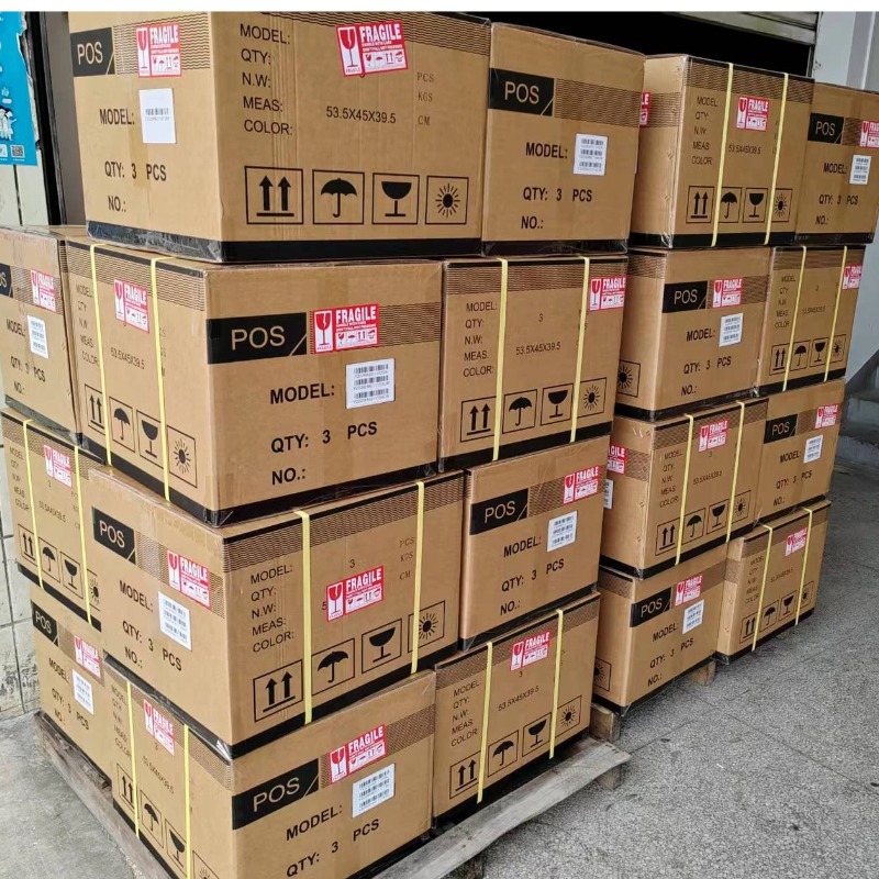 100 units customized POS machines from Yuone Technology are ready to be shipped!