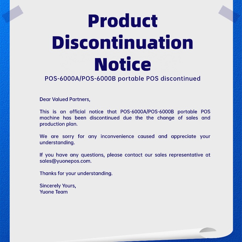 Product Discontinuation Notice