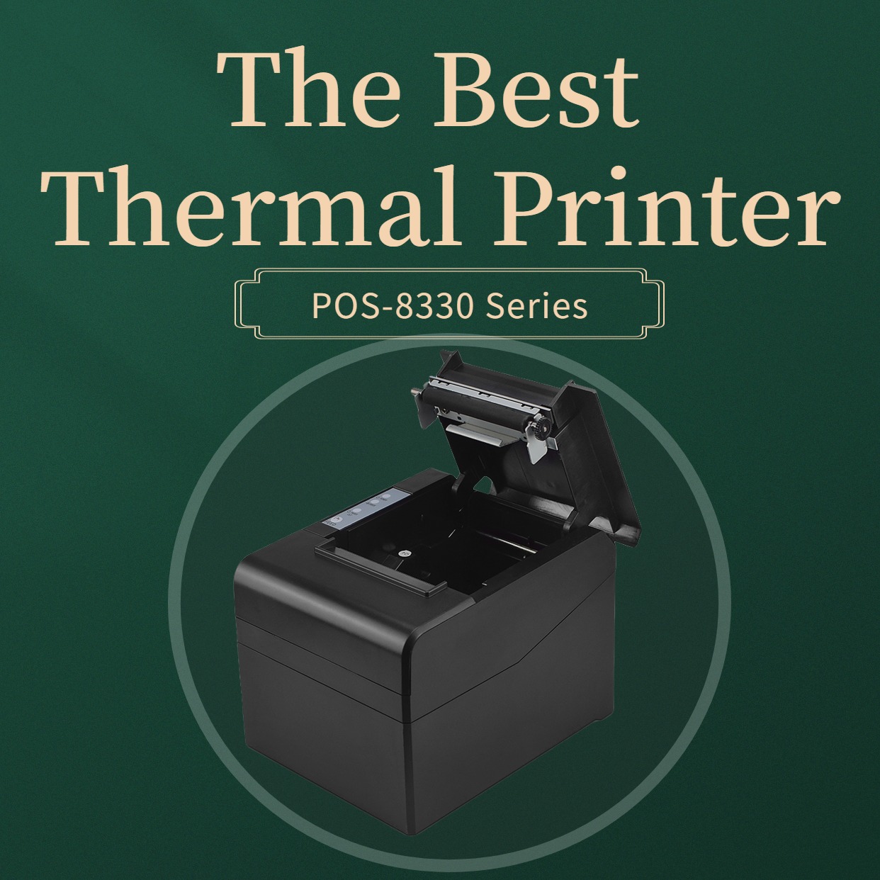 The best receipt printer for retail pos systems--8330 series 3inch thermal printer