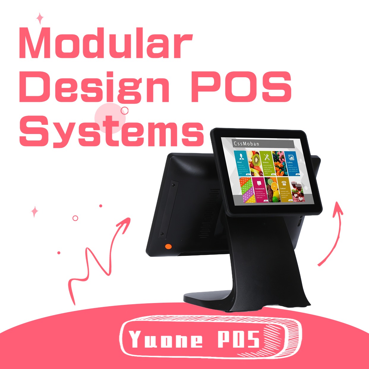 Modular design POS systems