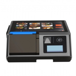 10.1inch + 2.6inch Desktop POS Systems Electronic Cashier Machine for Retail Business